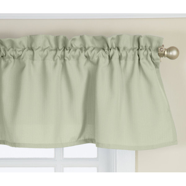 Charlton Home® Ennis Curtain Window Valance & Reviews Wayfair